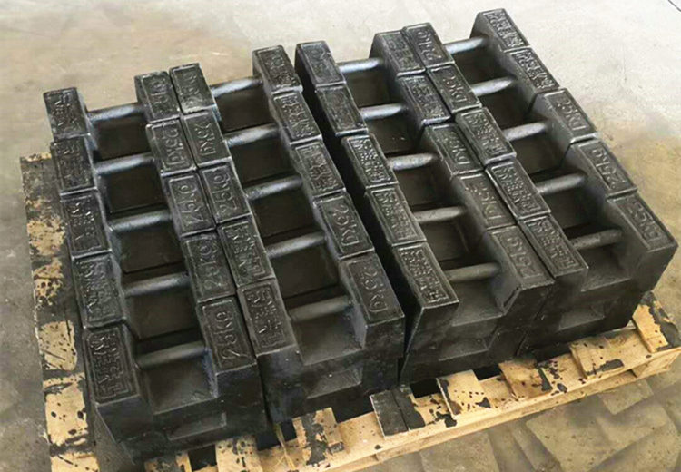 西安鑄鐵砝碼廠(chǎng)家直銷(xiāo)-20KG25KG配重砝碼