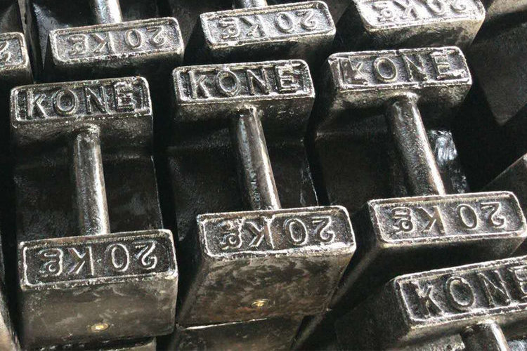 石鼓區砝碼形狀大小,25公斤電梯砝碼出租